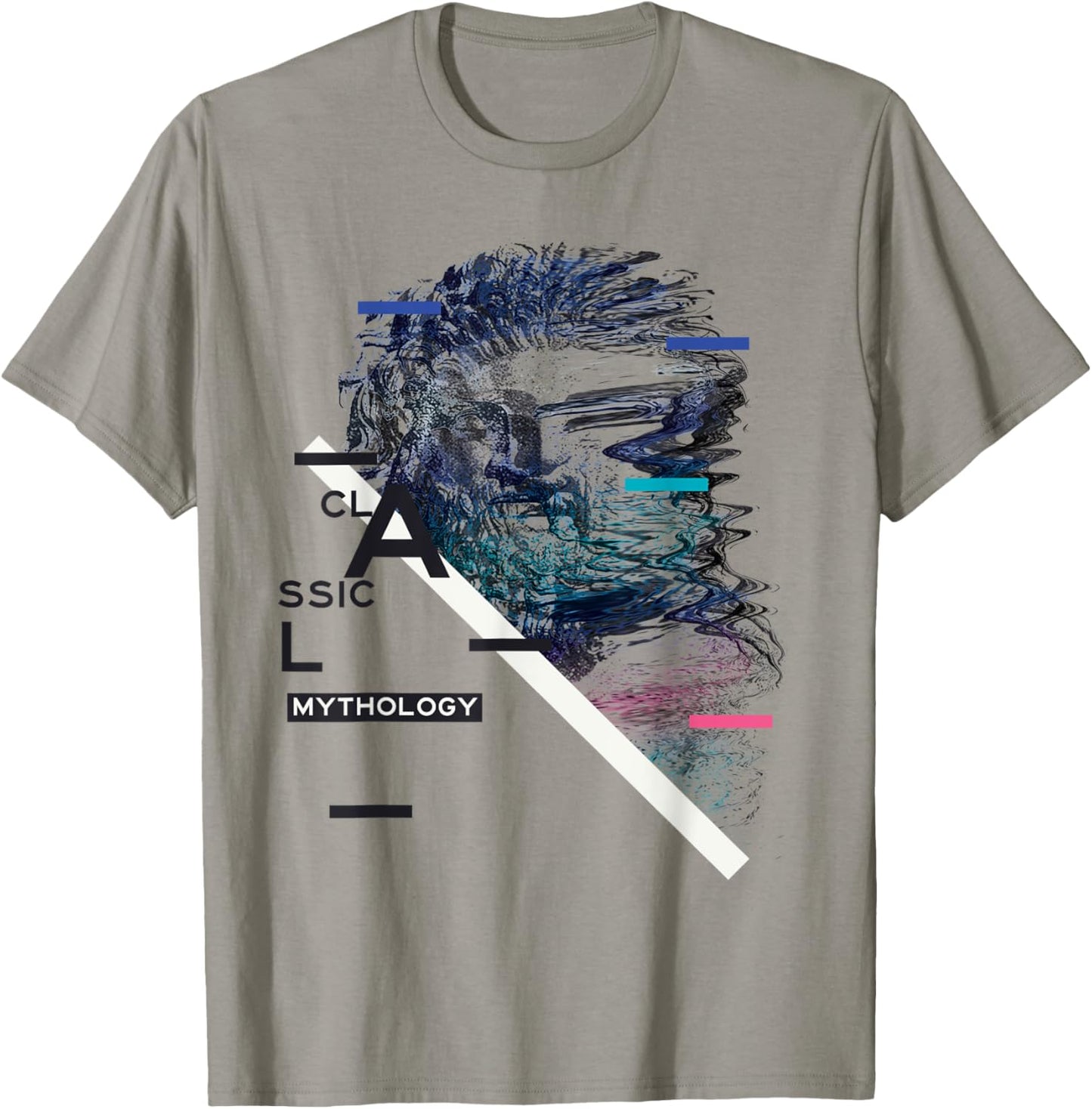 Vaporwave Aesthetic Retro 80s 90s Statue Japanese Glitch Art T-Shirt - T-Shirt | Sand