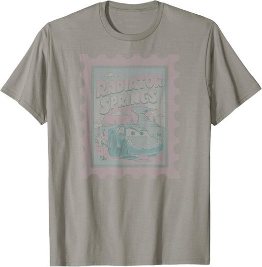 Disney - Cars - Sally Radiator Springs Stamp Country Ride T-Shirt - T-Shirt | Sand