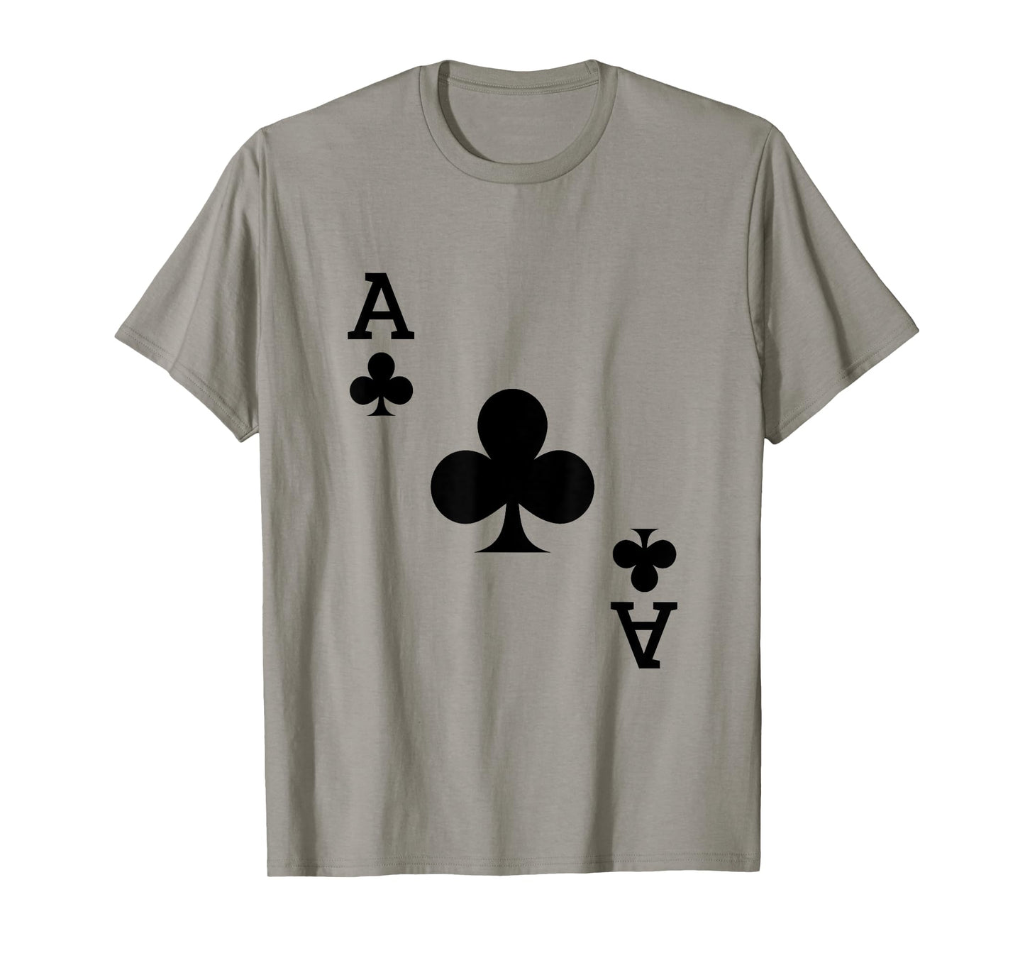 Ace of Clubs Deck of Cards Carnival Halloween Costume T-Shirt