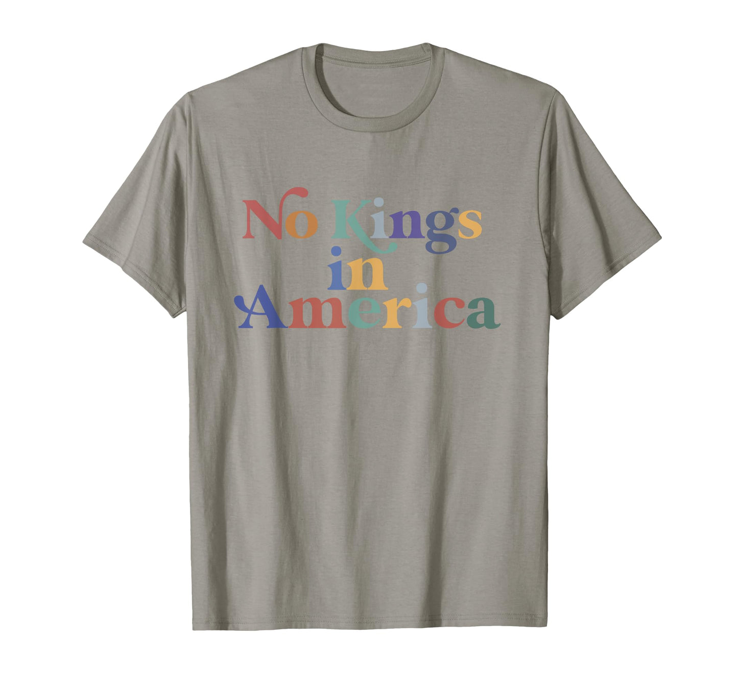 No Kings in America flag Protest Save Democracy T-Shirt
