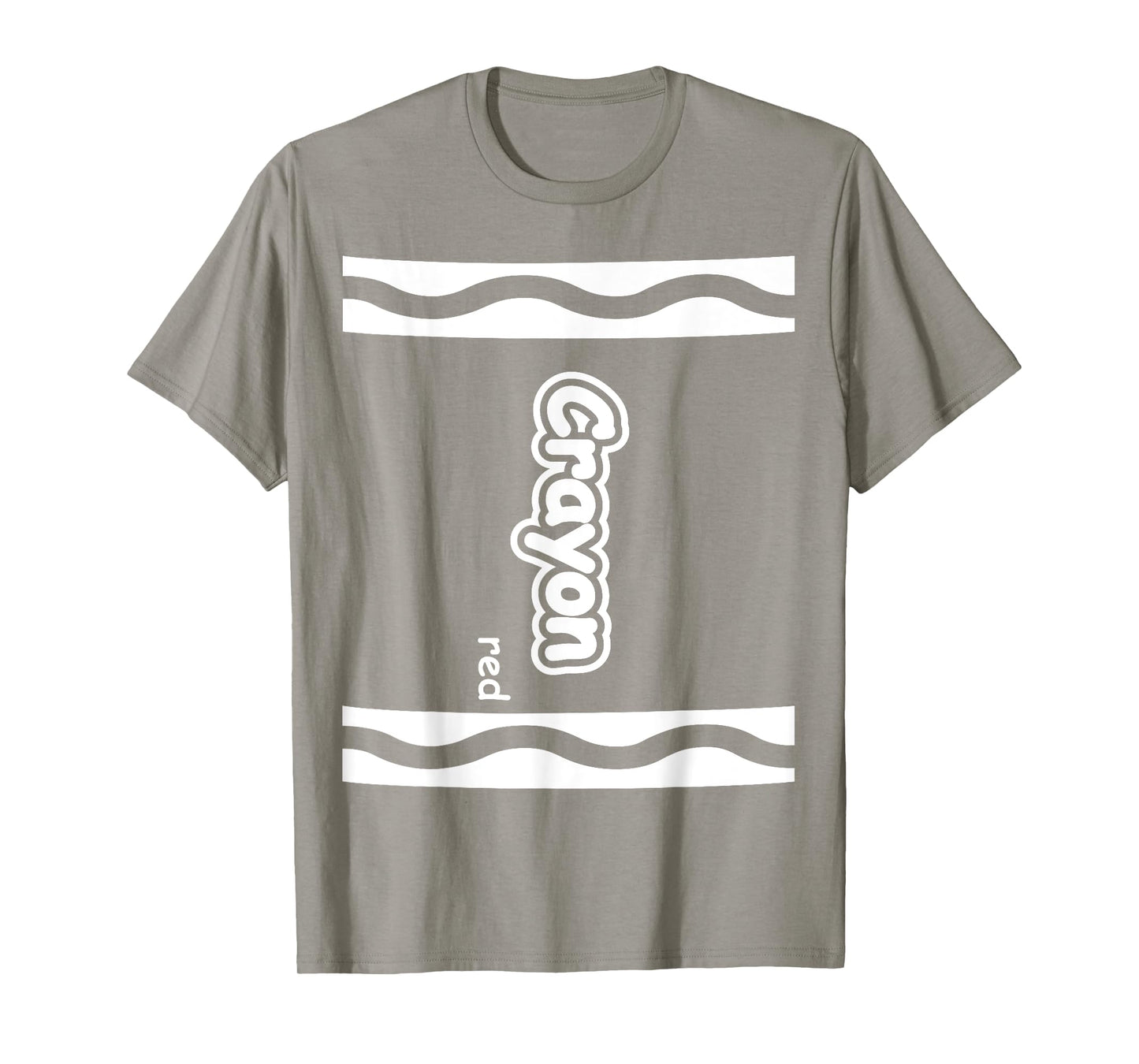 Red Crayon Easy Halloween Costume Cute T-Shirt (Dark) T-Shirt