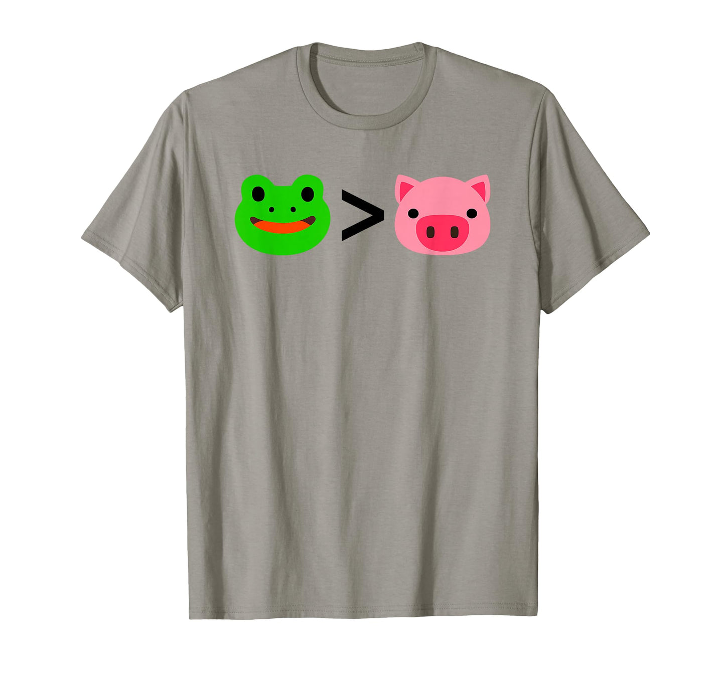 Portland Frog Greater Than Fascist Pig - Frog Protest T-Shirt