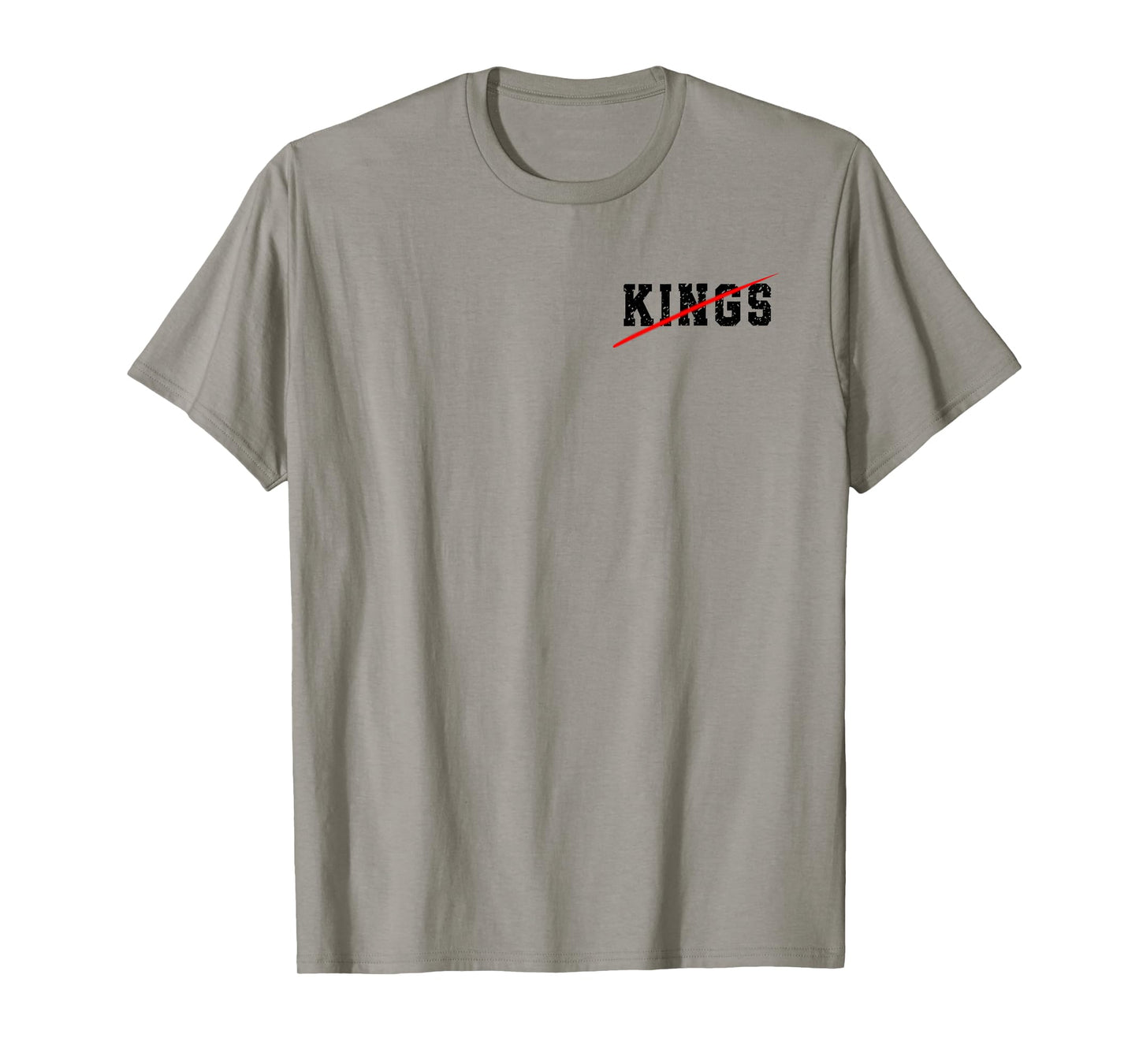 No Kings Minimalist Subtle Protest Patriotic Democracy T-Shirt