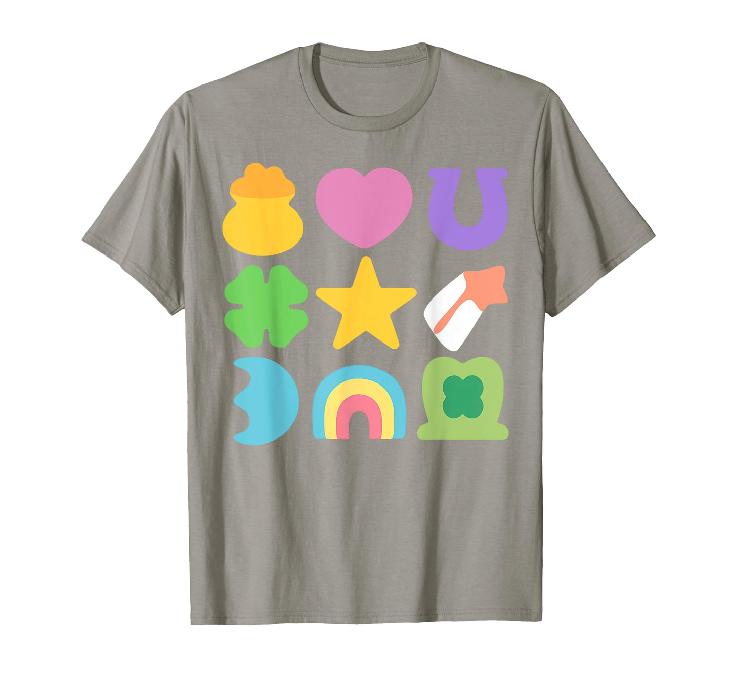 Groovy Lucky Charm Saint Patrick's Day Shamrock T-Shirt