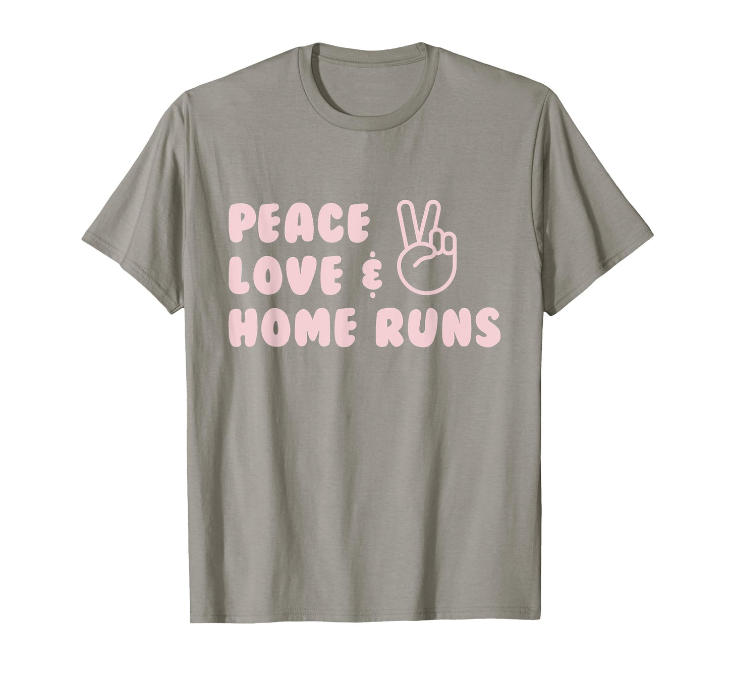 Peace, Love, & Home Runs | T-Shirt