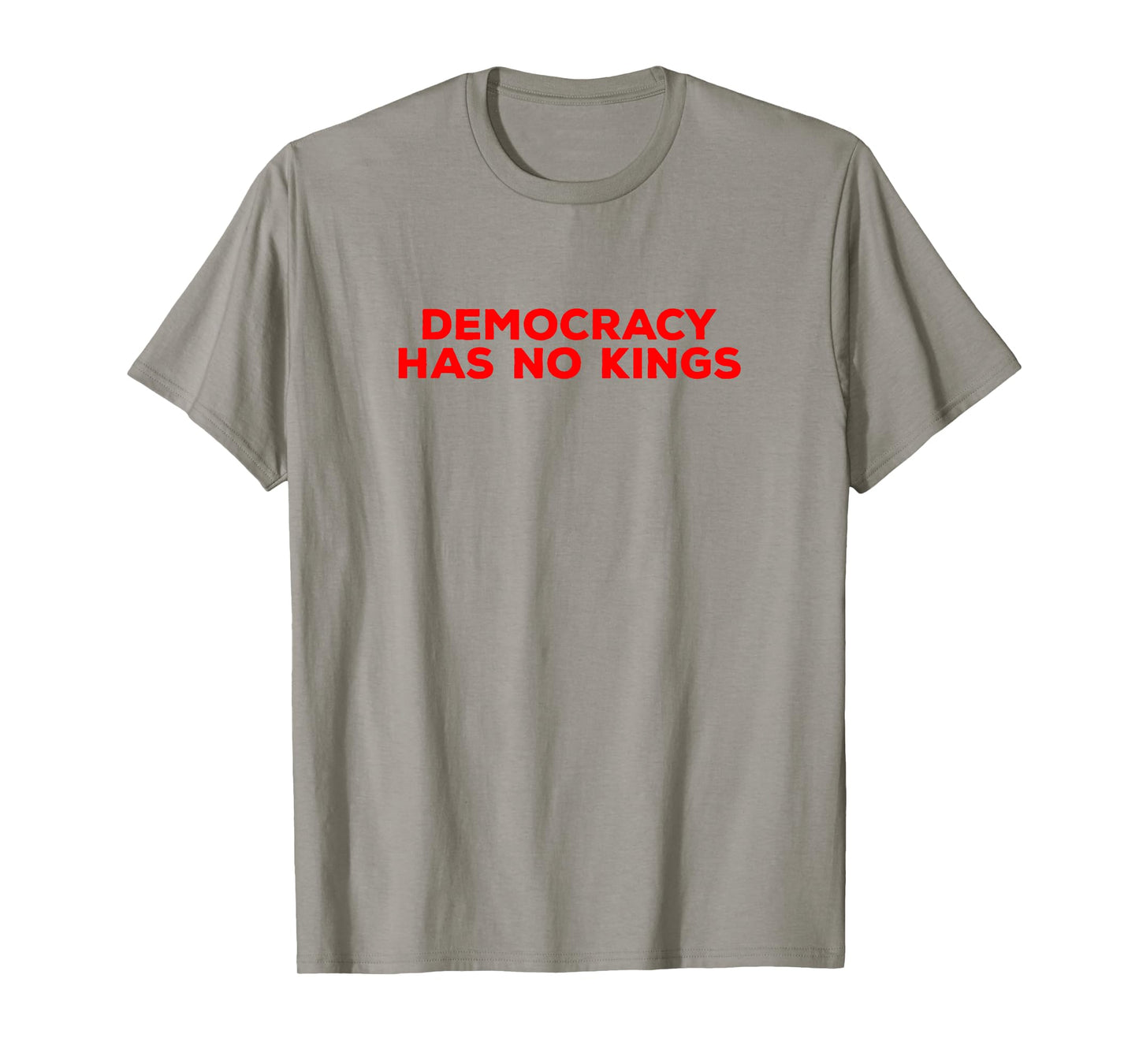 T Shirt for Women Democracy Has No Kings American Minimalist T-Shirt