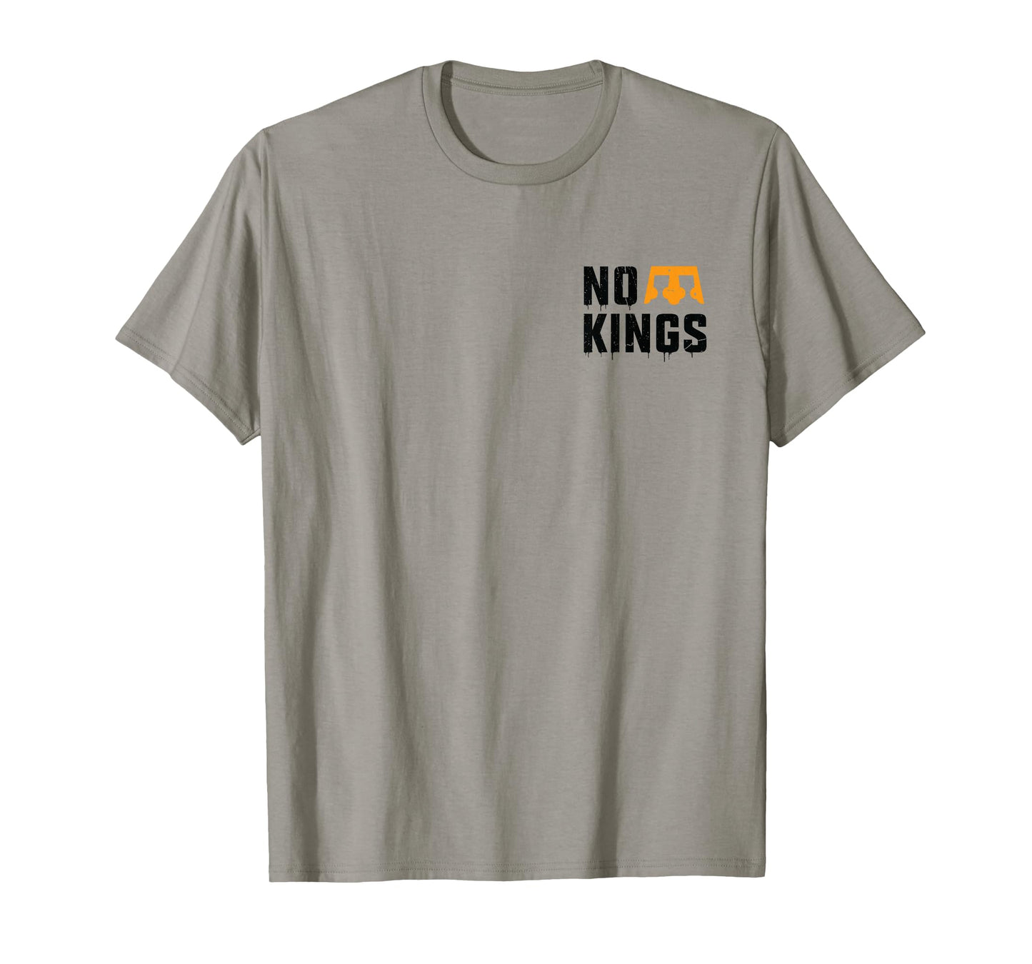 No Kings Two Sided Front Back Nope Vintage T-Shirt