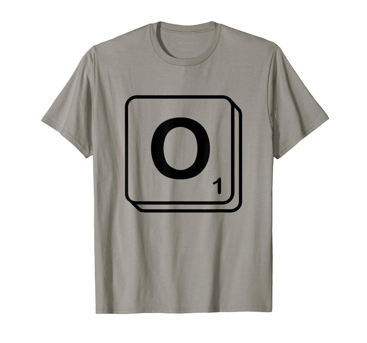 Letter O Word Game Tile T-Shirt