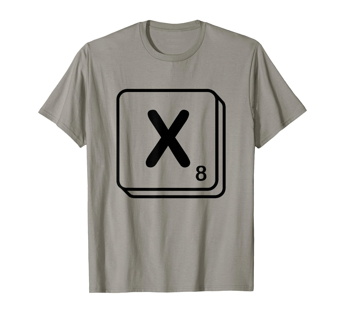 Letter X Word Game Tile T-Shirt