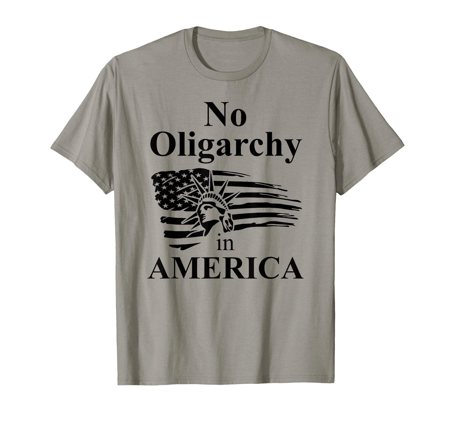 No Oligarchy in America Fight Oligarchy Flag Anti Oligarchy T-Shirt