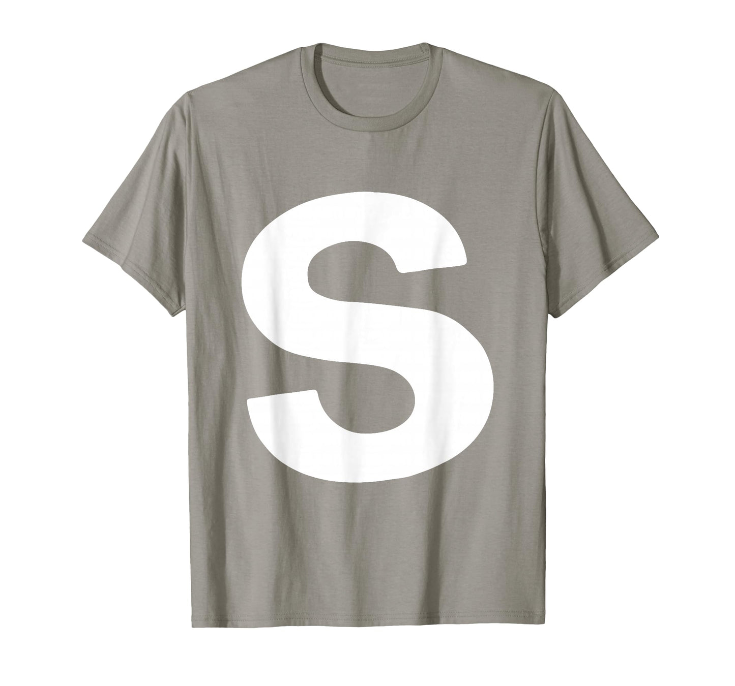 DIY Letter S Halloween Matching Group Easy Lazy Costume T-Shirt