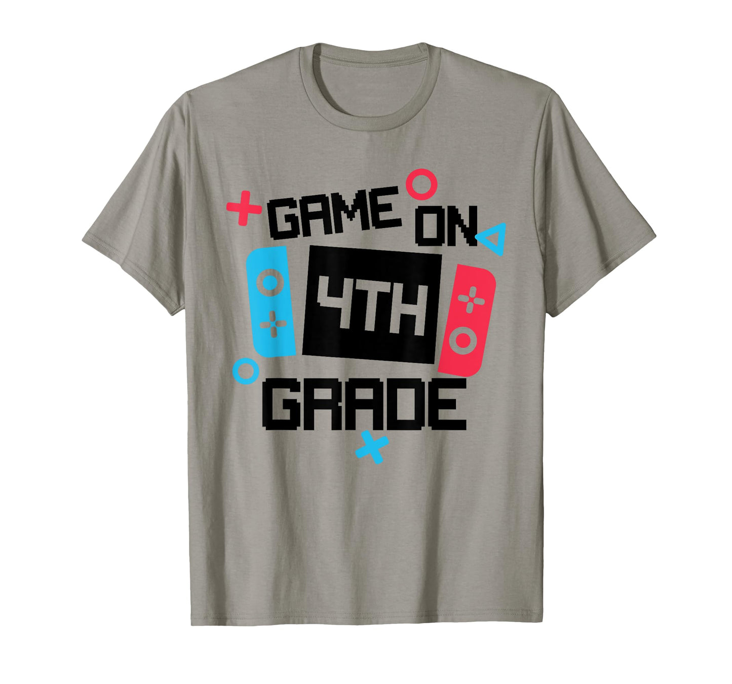 Gamer Back To School Shirt Boy Game On Fourth 4th Grade T-Shirt