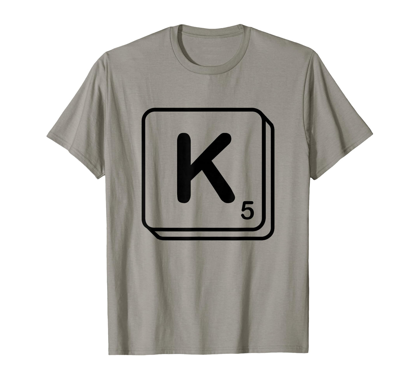 Letter K Word Game Tile T-Shirt