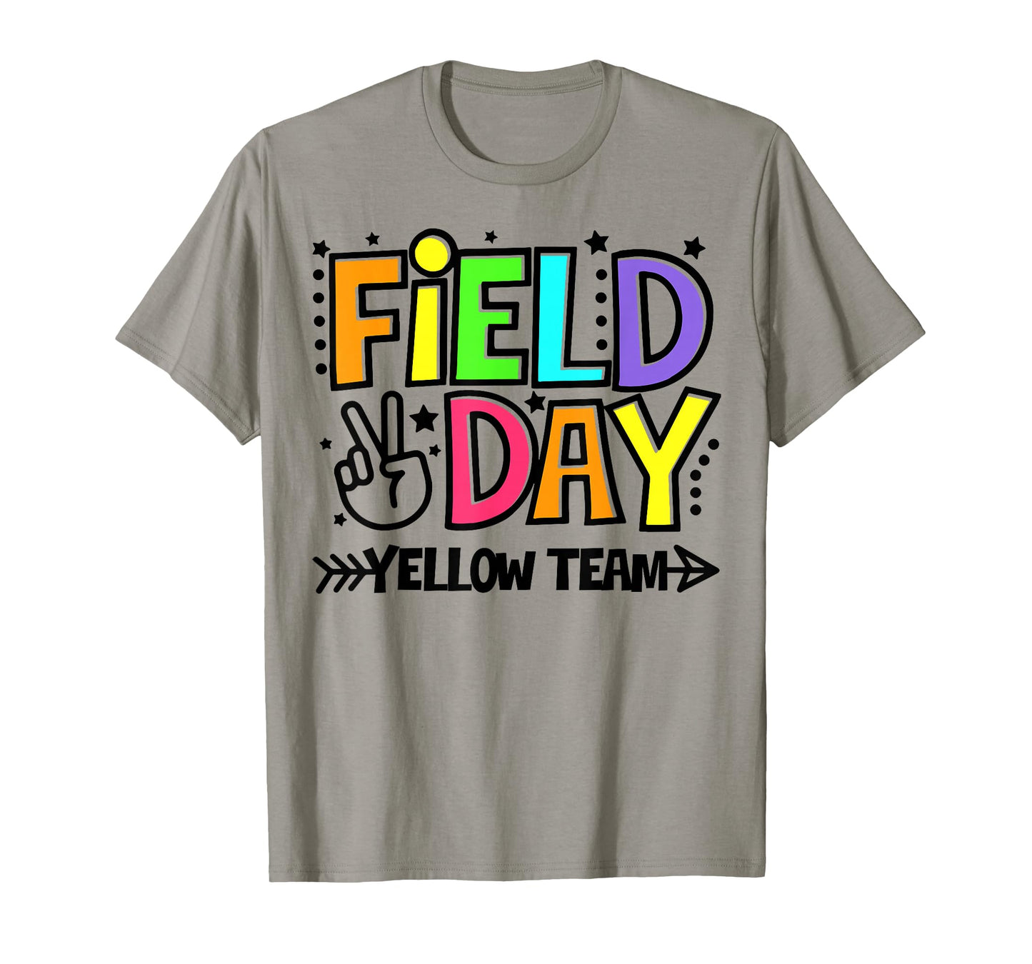 Field Day Yellow Team Funny For Teacher Kids Field Day Games T-Shirt