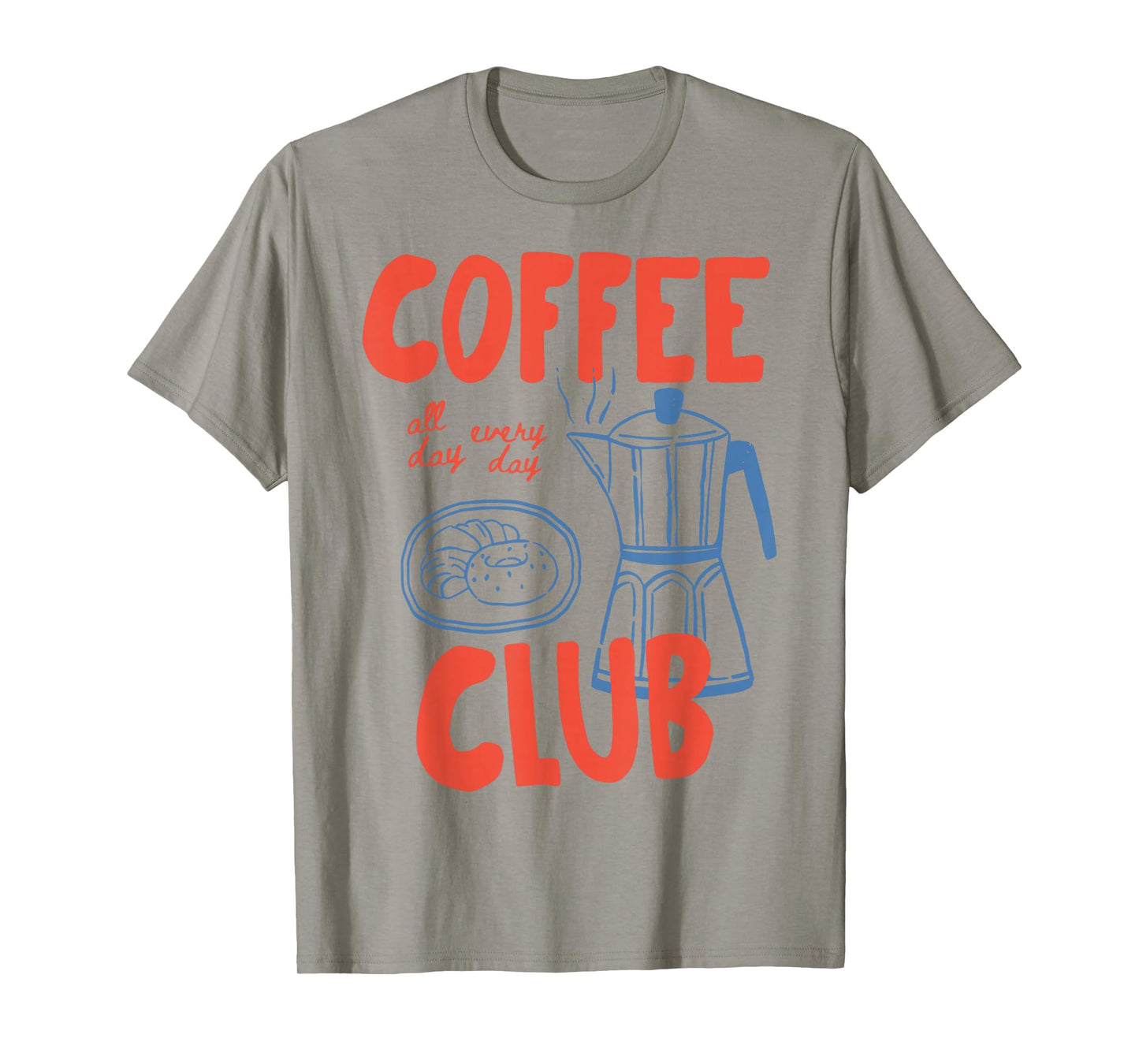 Coffee Club Retro Coffee Graphic For Coffee Lover Men Women T-Shirt