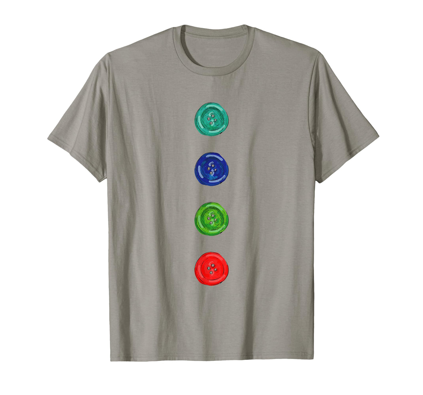 Four Groovy Buttons Blue Cat Funny Halloween Costume Kid T-Shirt
