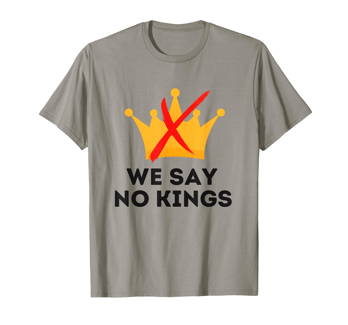 Funny We say No Kings Day Shirt Retro No Kings Protest T-Shirt