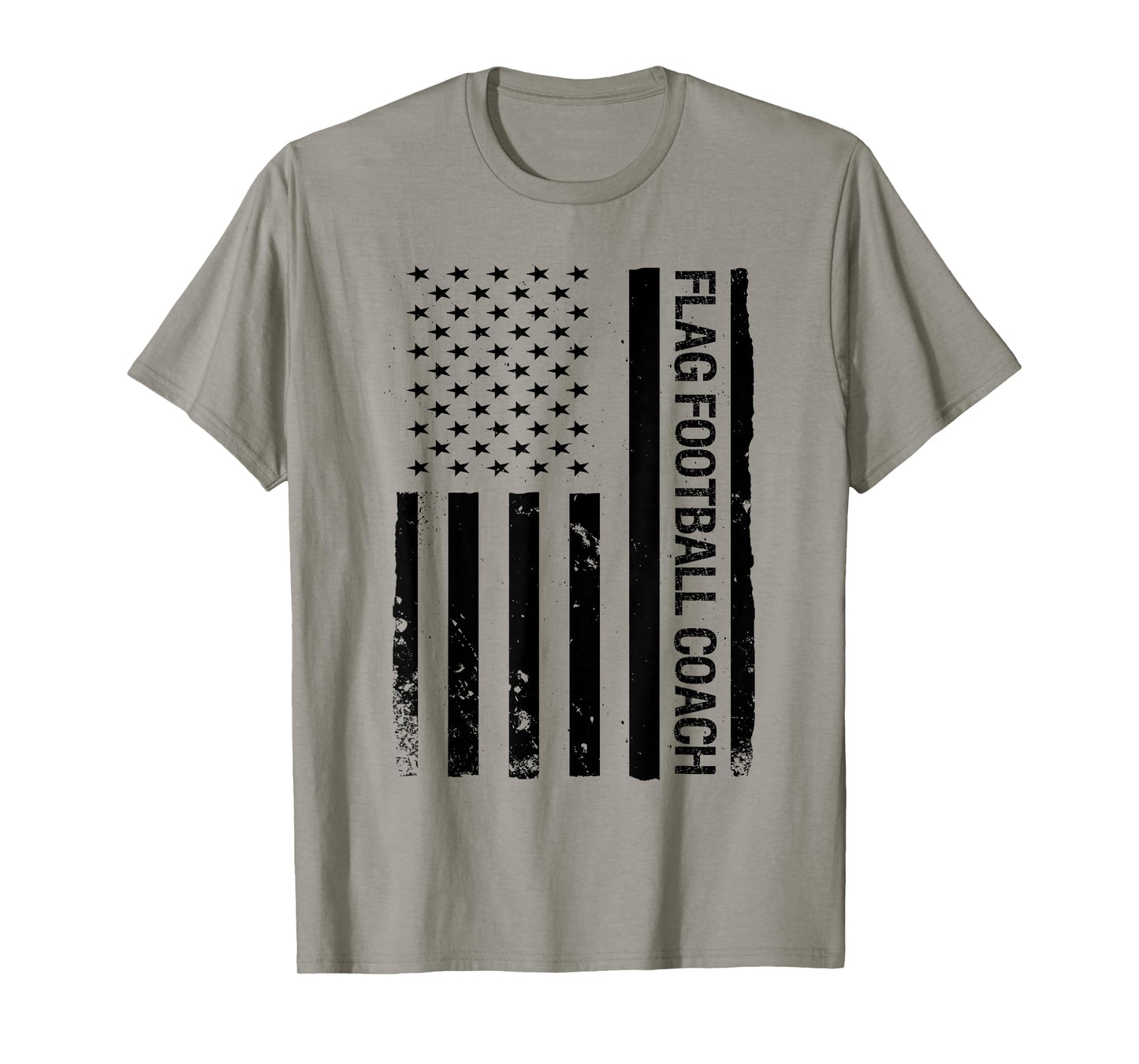 Funny Flag Football Coach USA American Flag T-Shirt