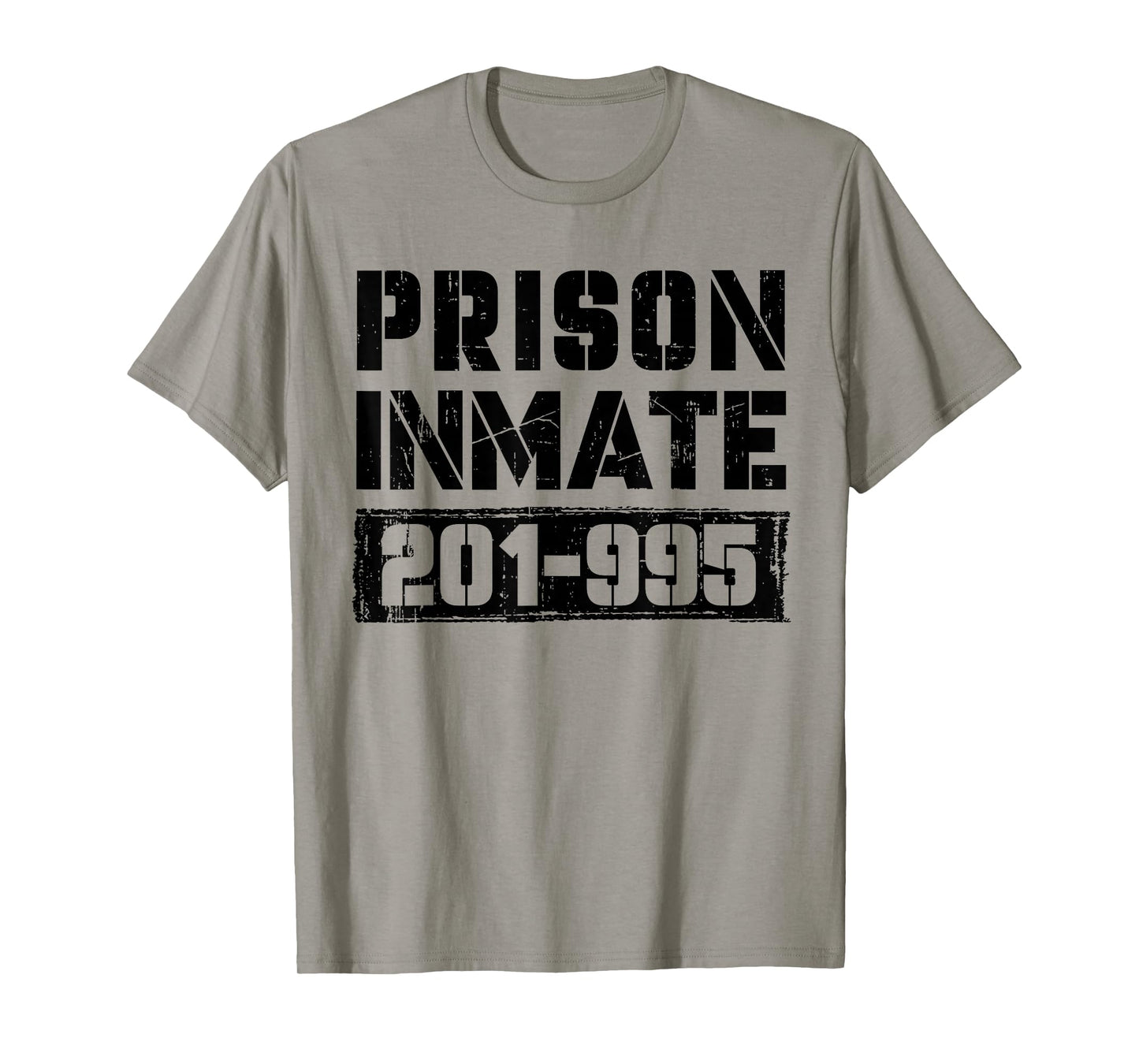 Prison Jail Inmate Funny Prisoner Spooky Halloween Costume T-Shirt