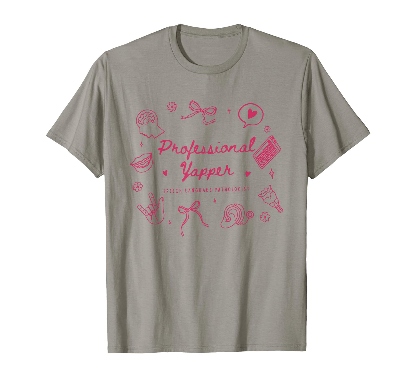Professional Yapper Funny Speech Language Pathologist SLP T-Shirt