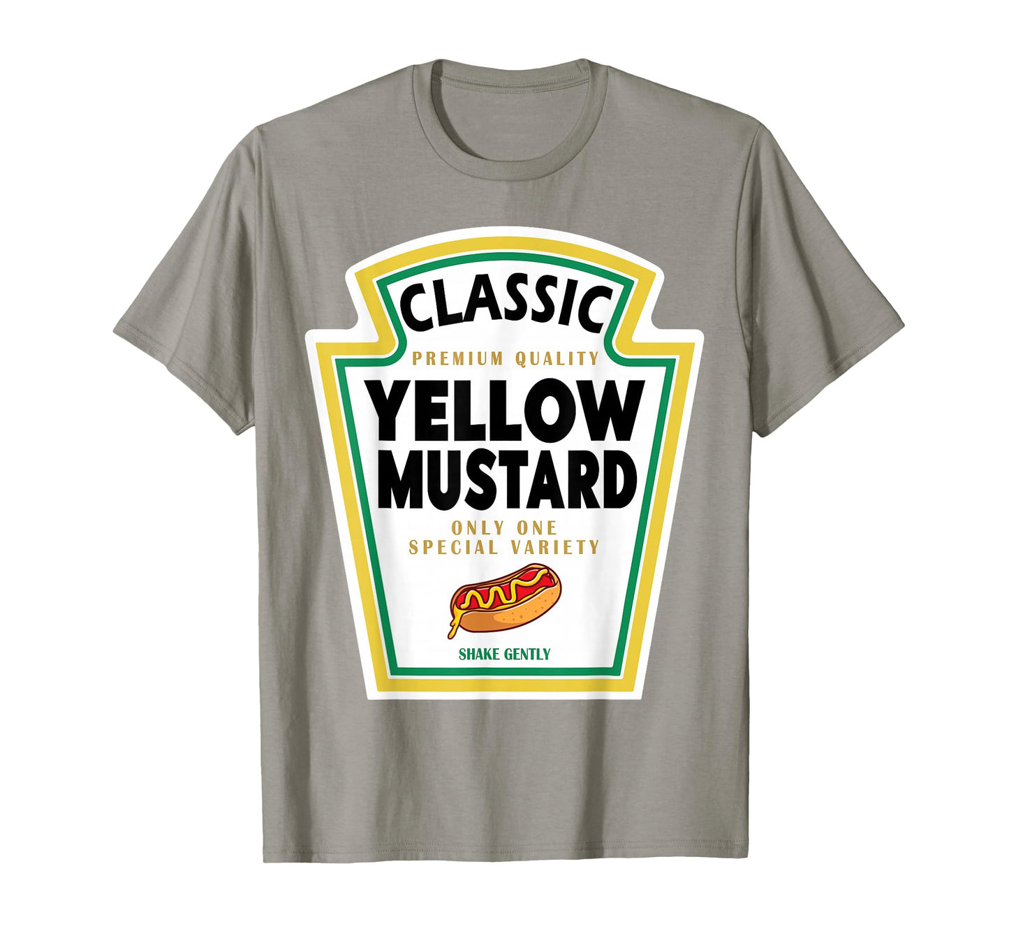 Yellow Mustard DIY Halloween Costume Matching Group Mustard T-Shirt