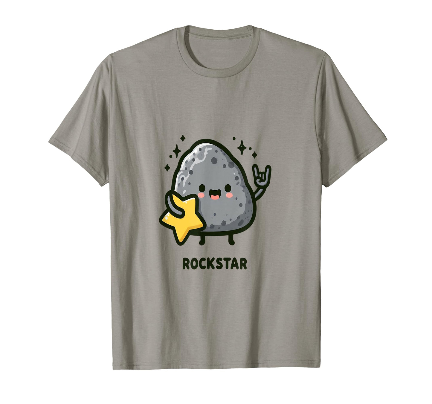 Rock Star Funny Word Games Cute Wordplay Graphic Lover T-Shirt