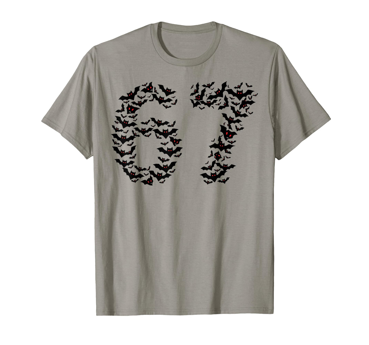 Spooky Halloween Bats Six Seven 67 6-7 Fun Costume T-Shirt