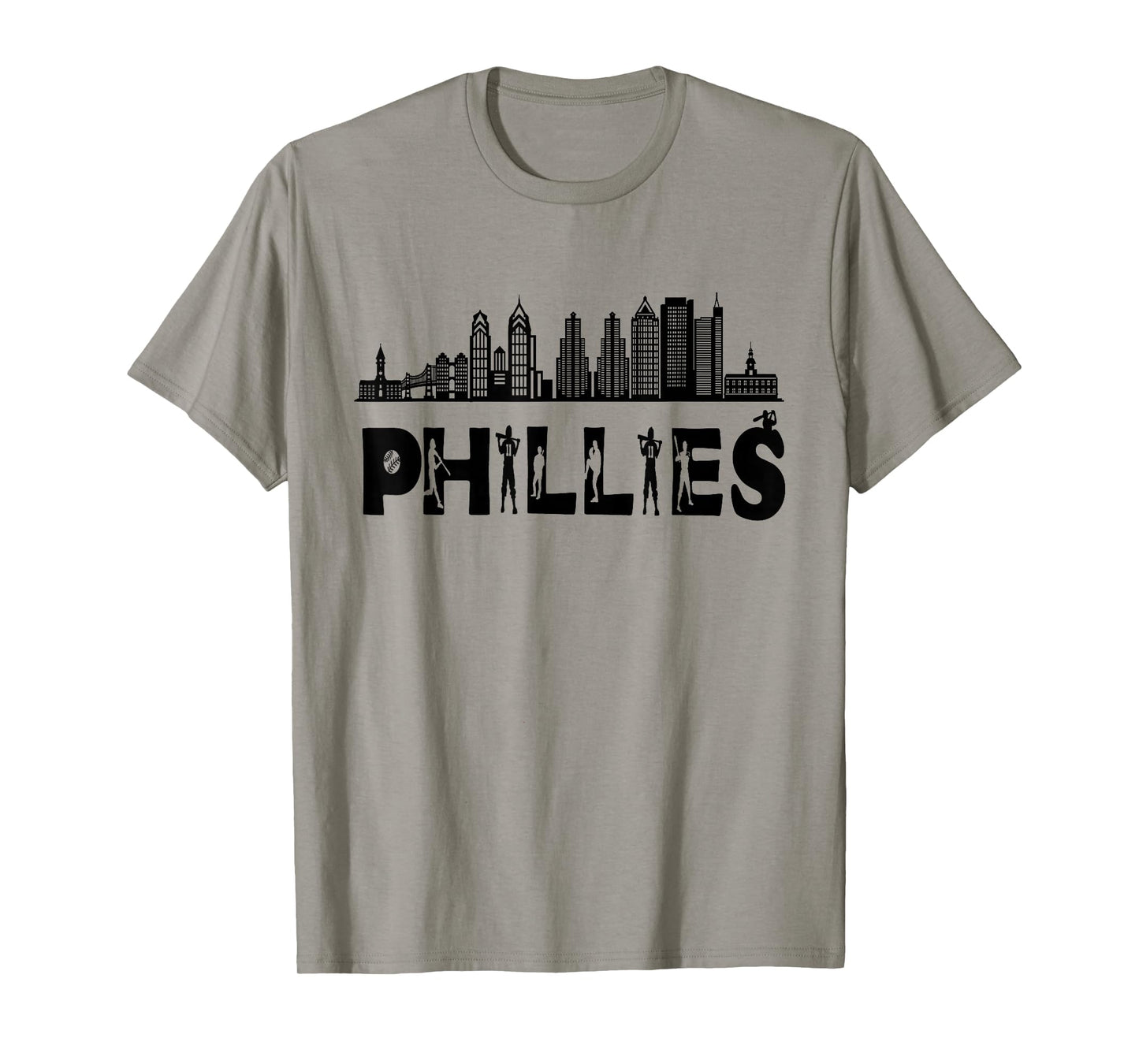 Funny Vintage Philly Baseball Lovers Baseball Fans T-Shirt