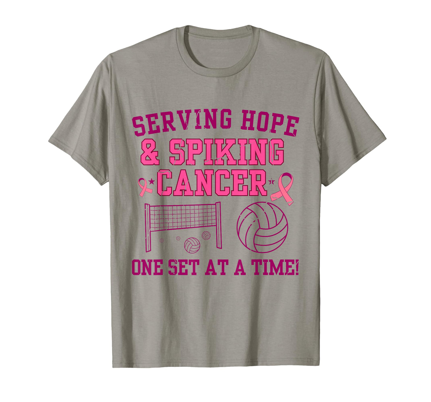 Volleyball Breast Cancer Awareness Sport T-Shirt