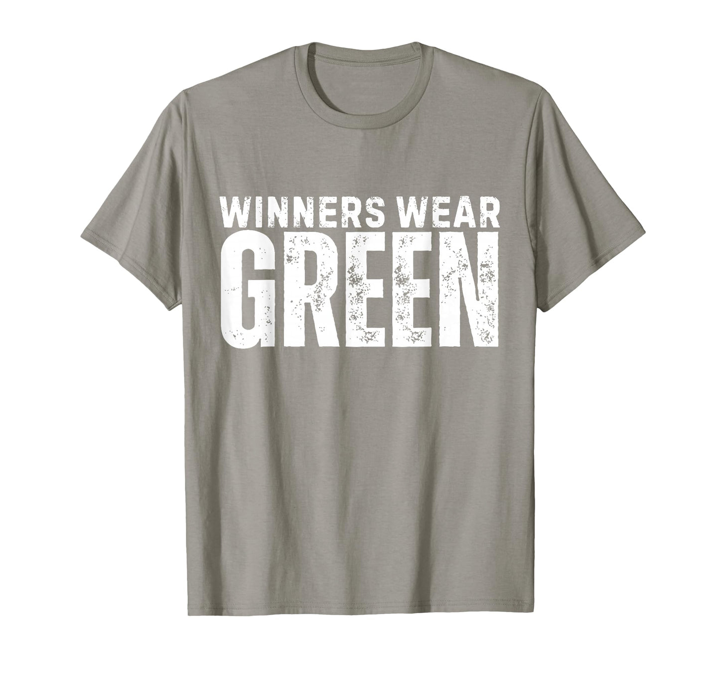 Winners Wear Green Spirit Wear Team Game Color War Camp Game T-Shirt
