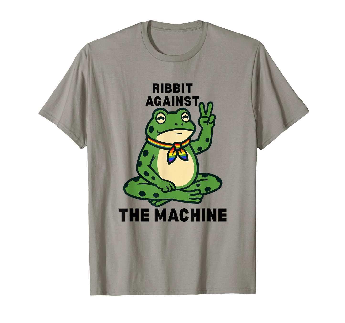 Ribbit Against The Machine Portland Frog Peace Protest Rally T-Shirt