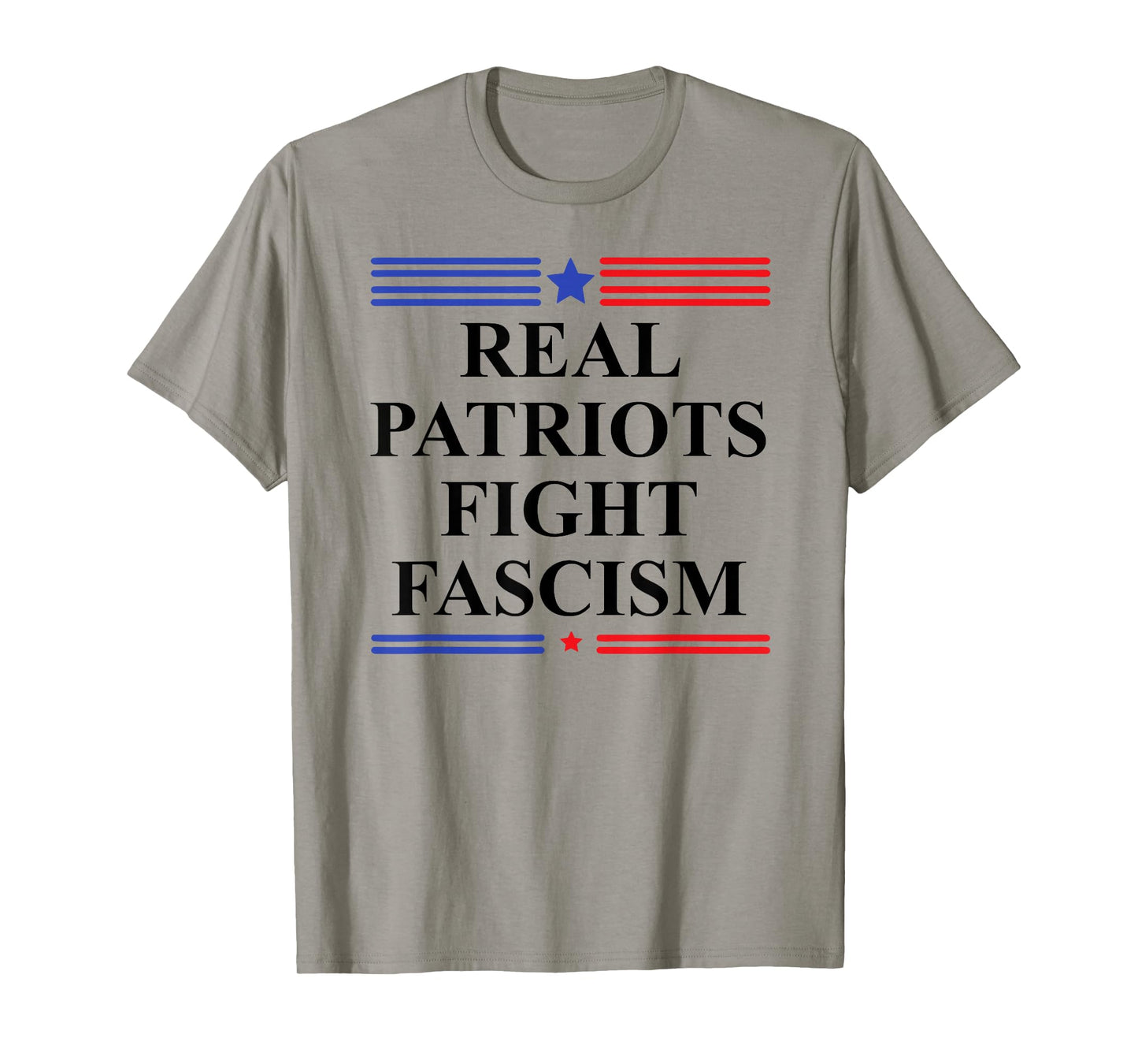 Real Patriots Fight Fascism Resist No Kings US Pro Democracy T-Shirt