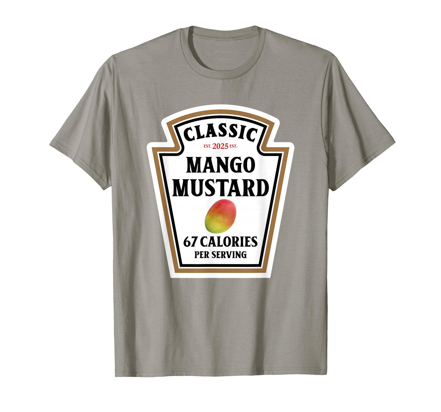 Mango Mustard Label Brainrot Meme T-Shirt
