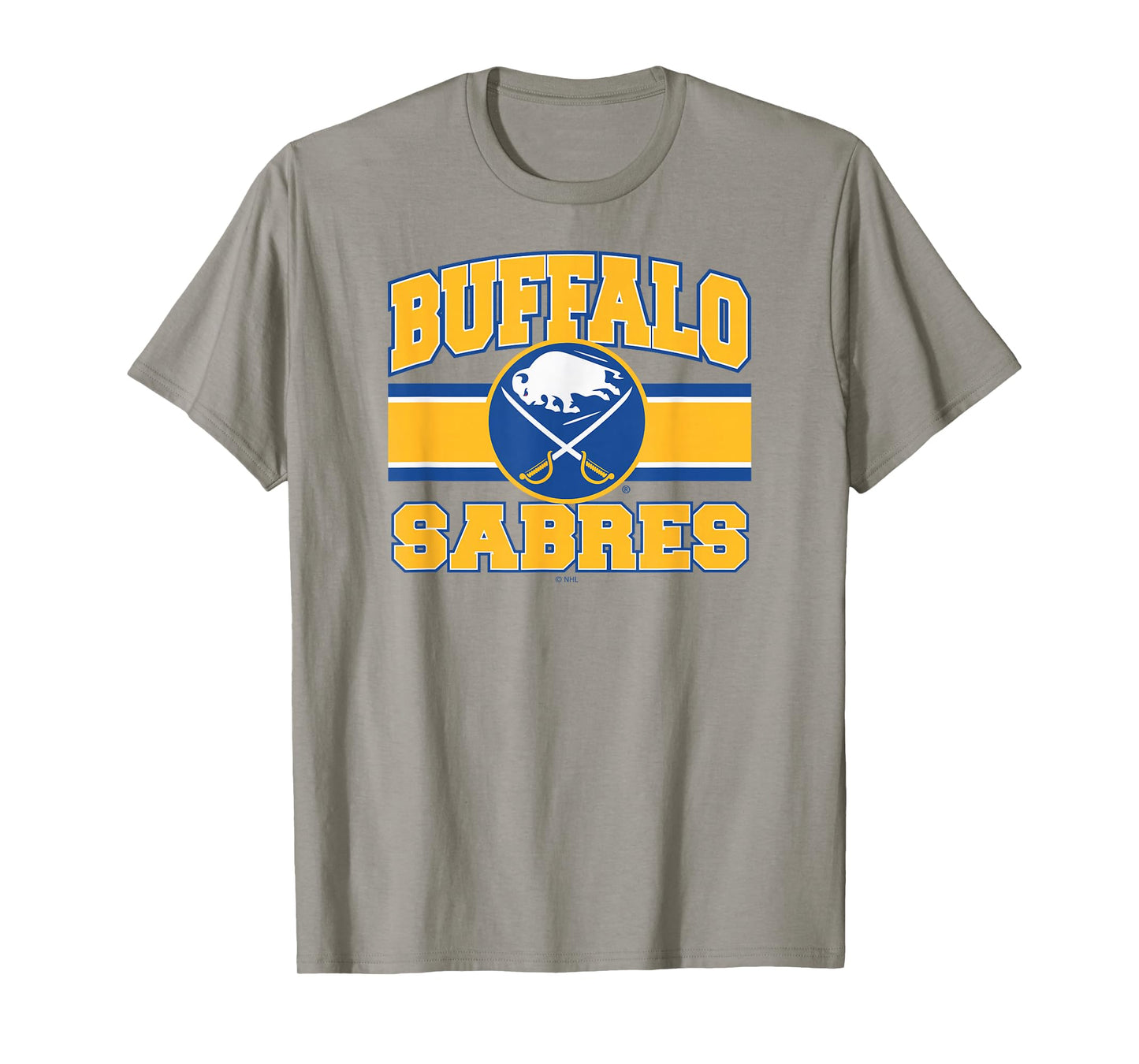 Buffalo Sabres Stripe Gray Officially Licensed T-Shirt