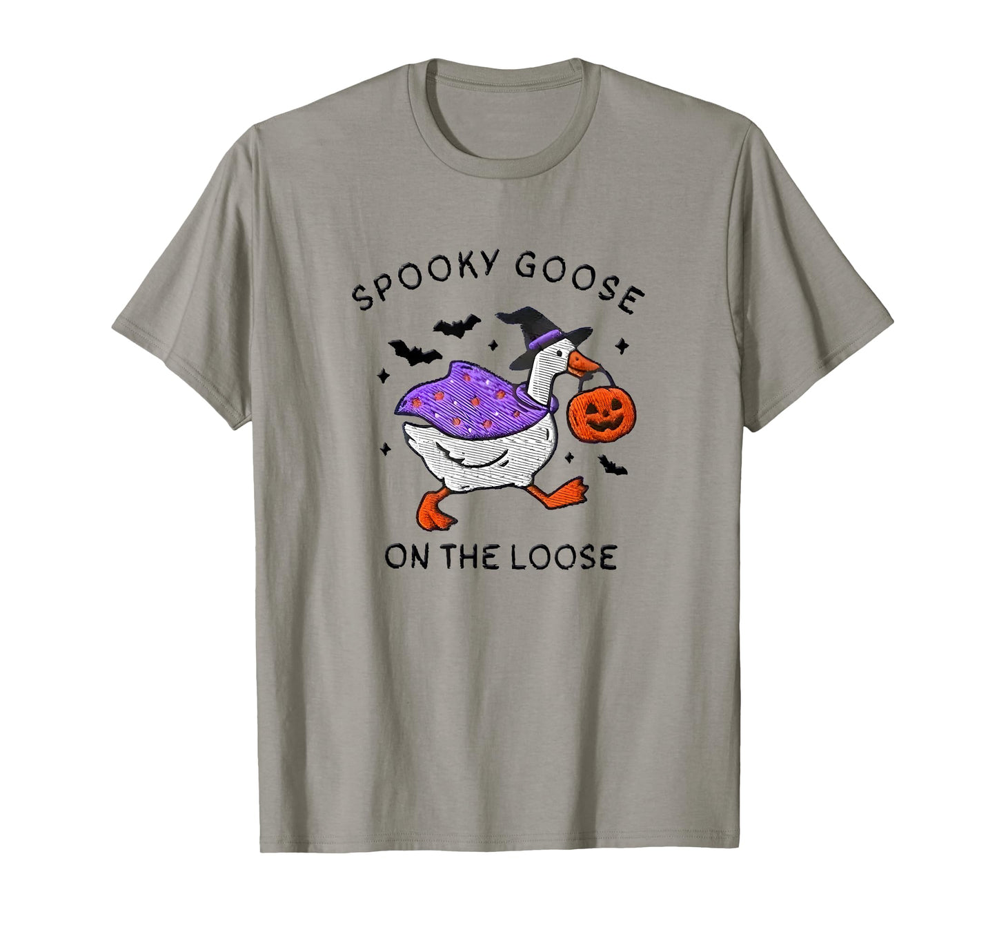 Spooky Goose on The Loose Halloween T-Shirt