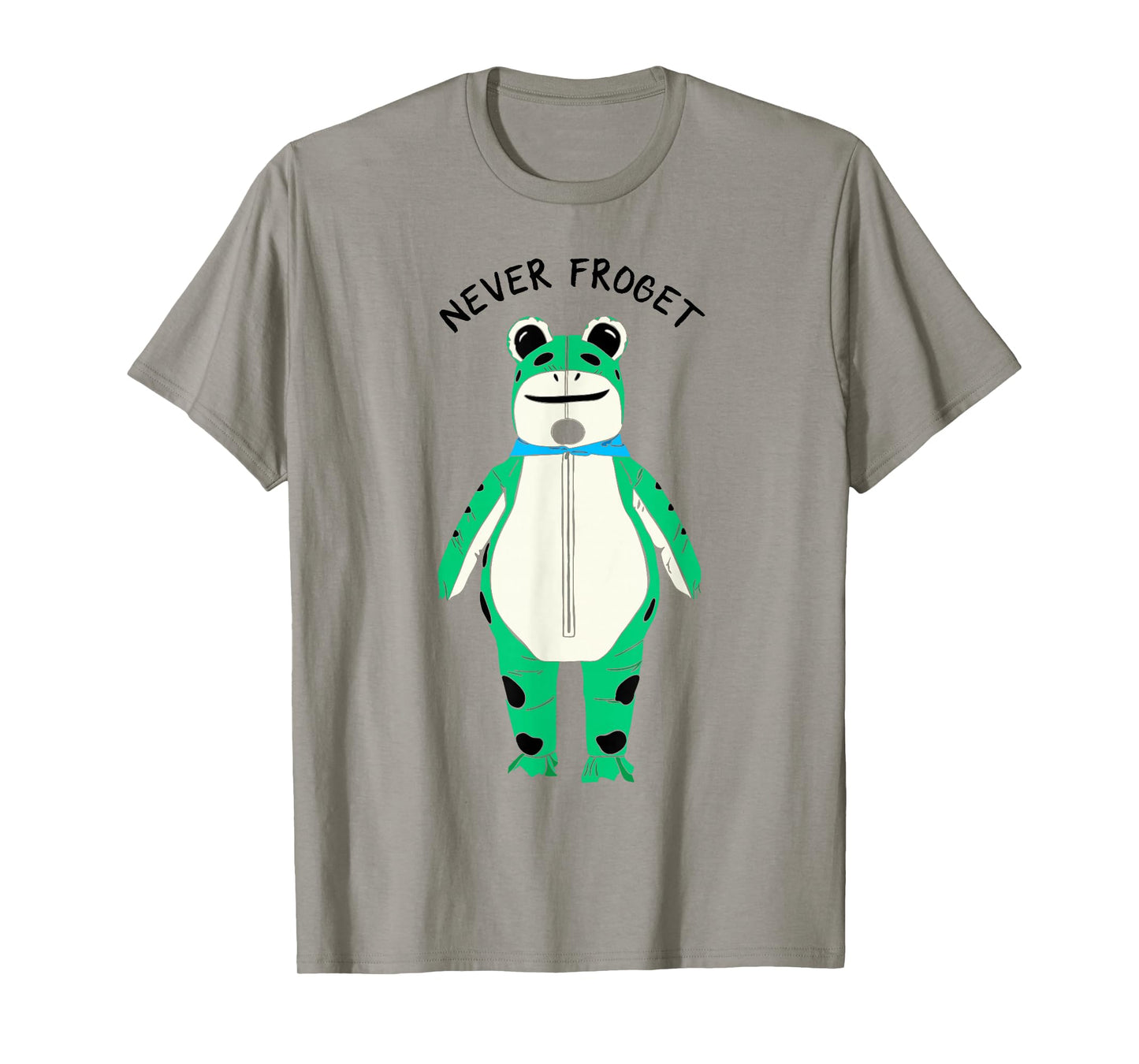 Never Froget Inflatable Frog Costume Graphic T-Shirt