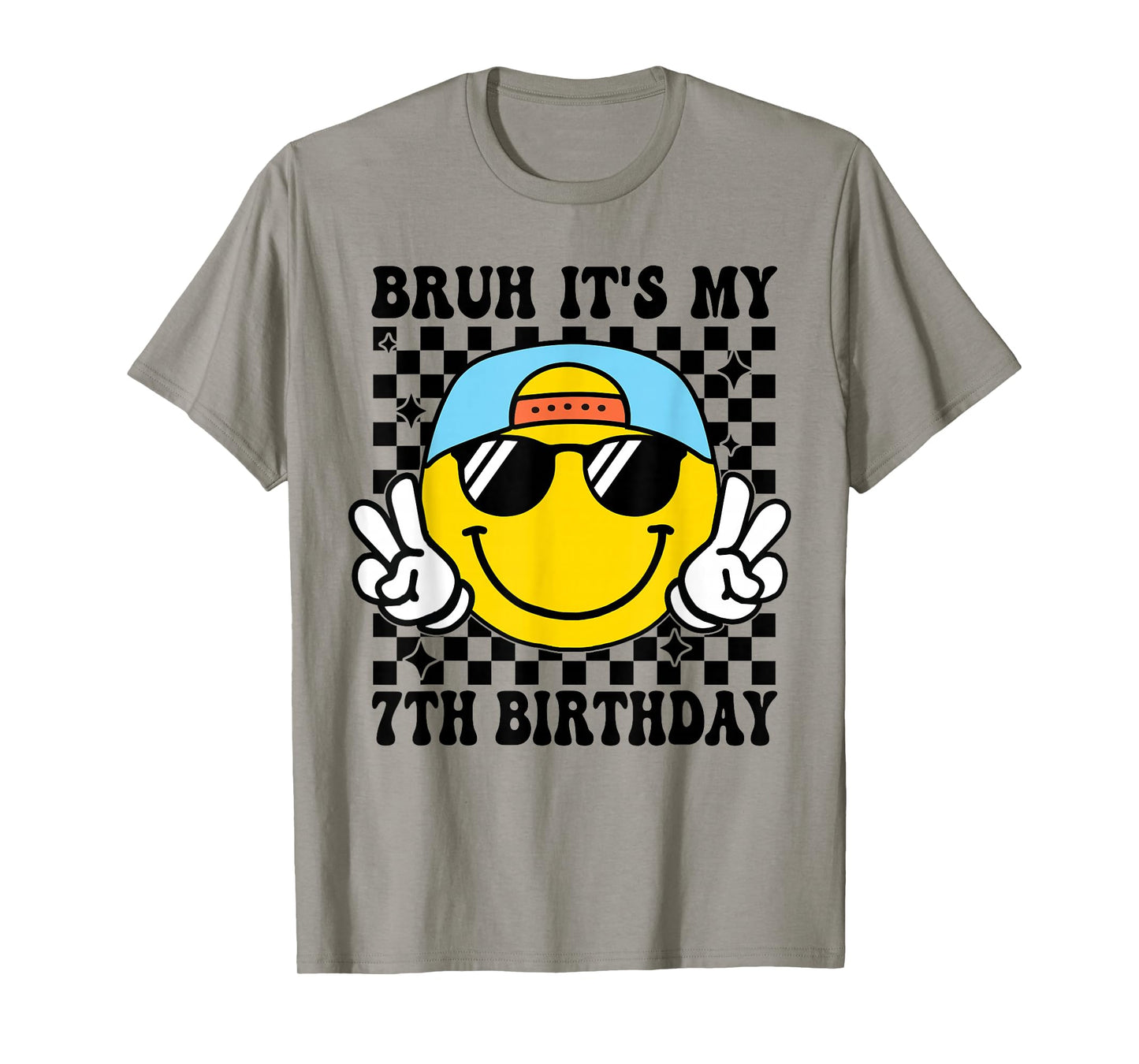 Bruh It's My 7th Birthday 7 Year Old Birthday Boys Girls T-Shirt