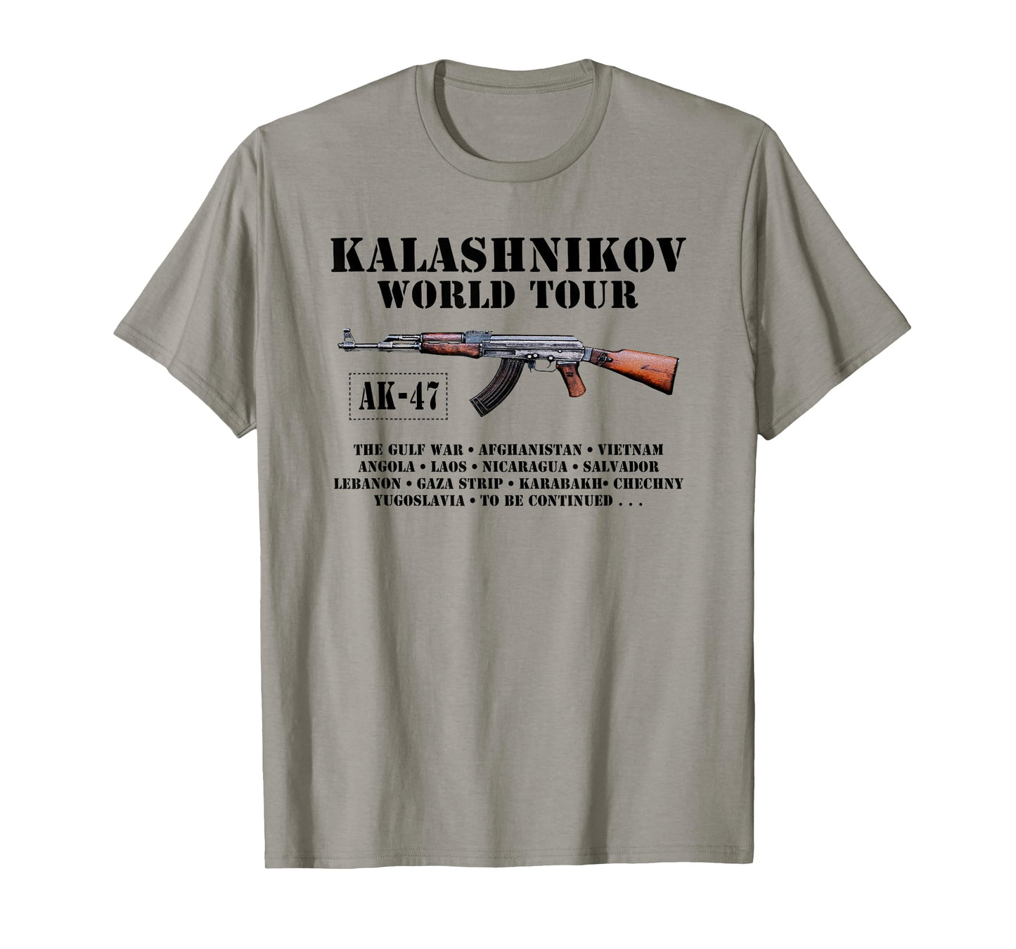AK-47 Kalashnikov World Tour T Shirt