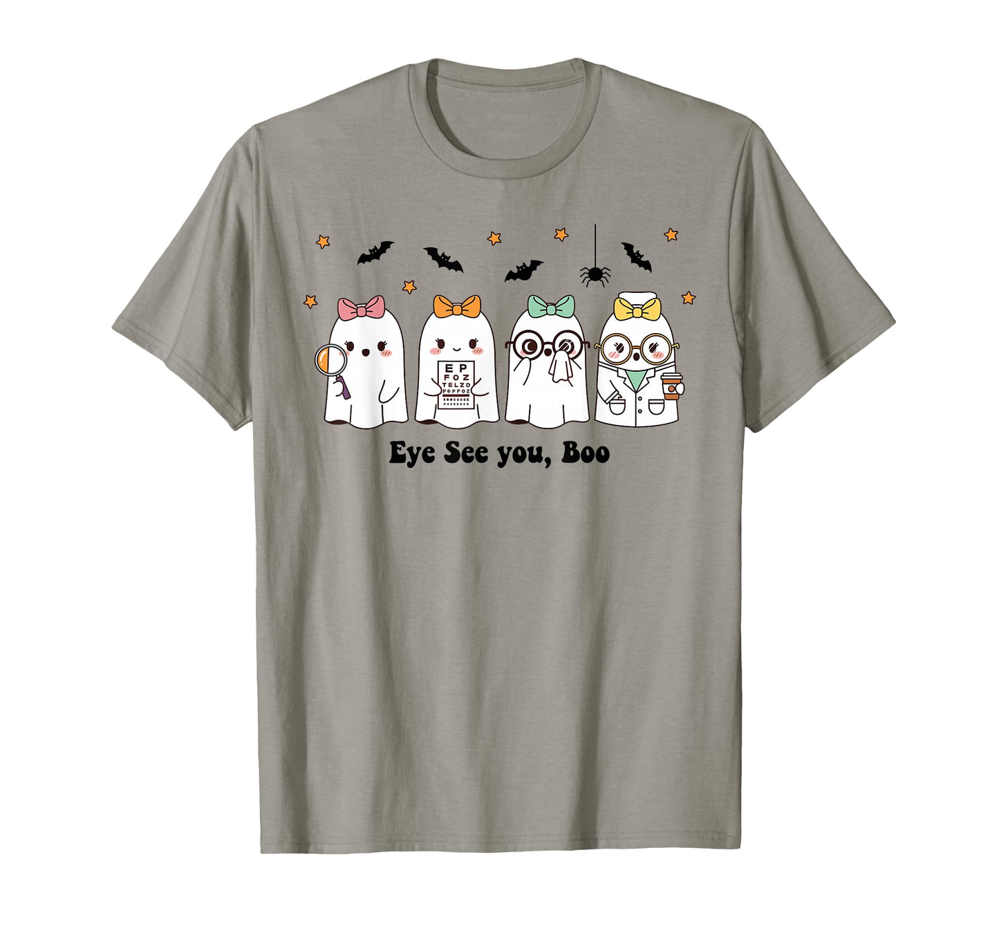 Ghost Optometry Halloween for Ophthalmologist Eye Doctor T-Shirt