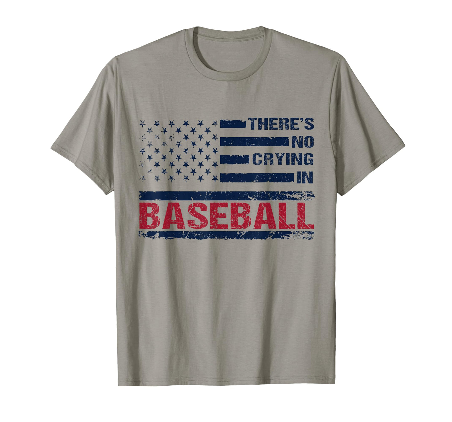 There Is No Crying In Baseball Funny Game Day Baseball Mom T-Shirt