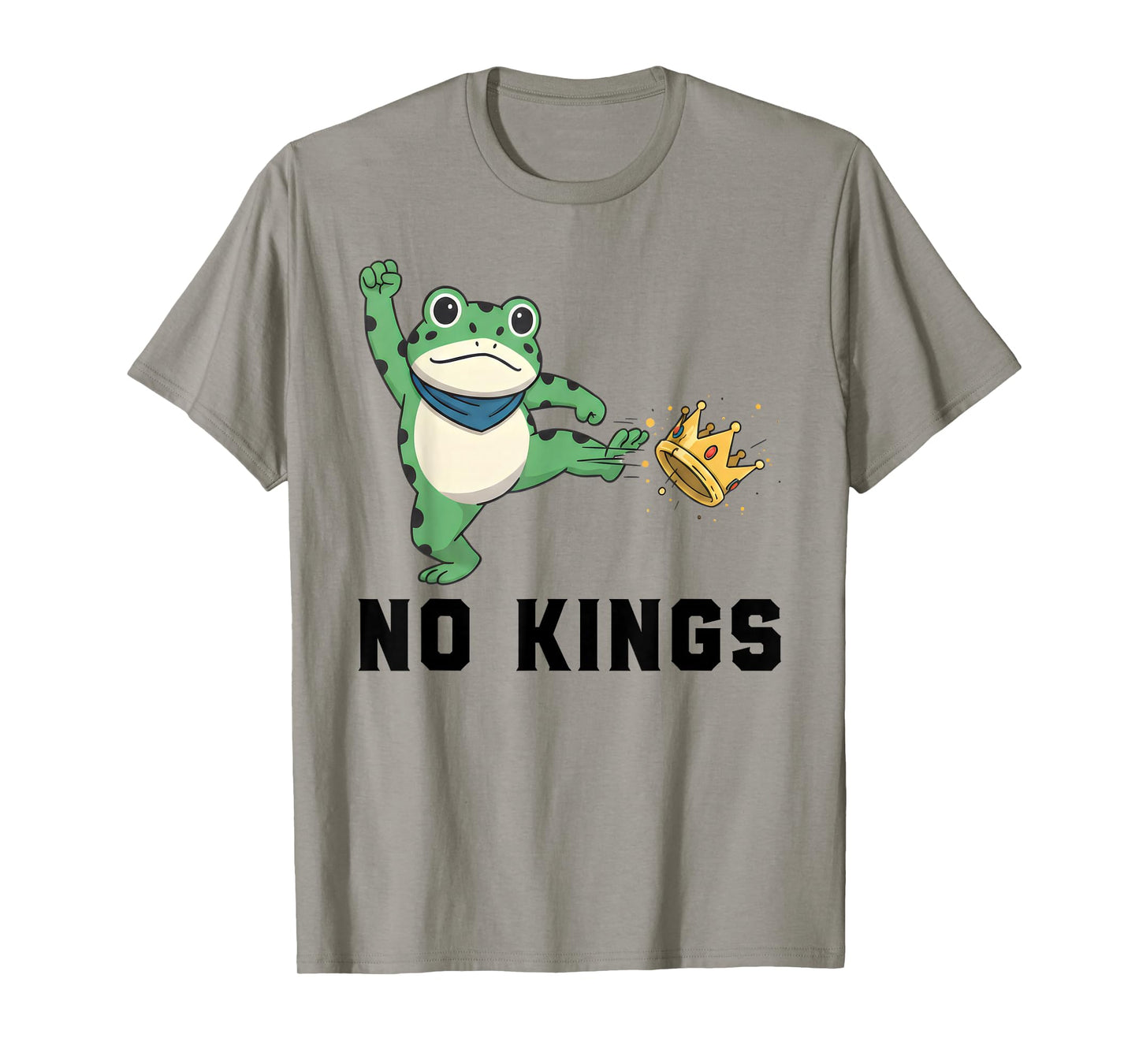 NO Kings Portland Frog Protest Slogan - Resist Statement USA T-Shirt
