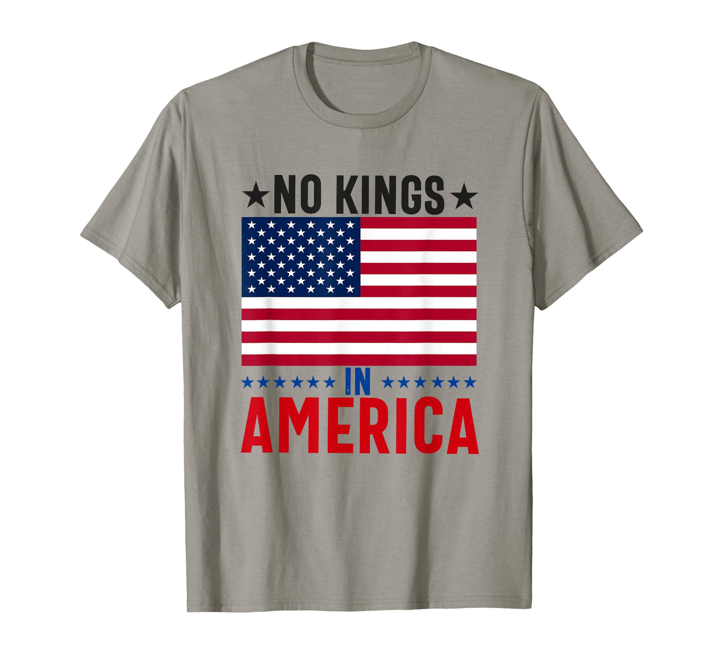 No Kings in America flag Protest Save Democracy T-Shirt