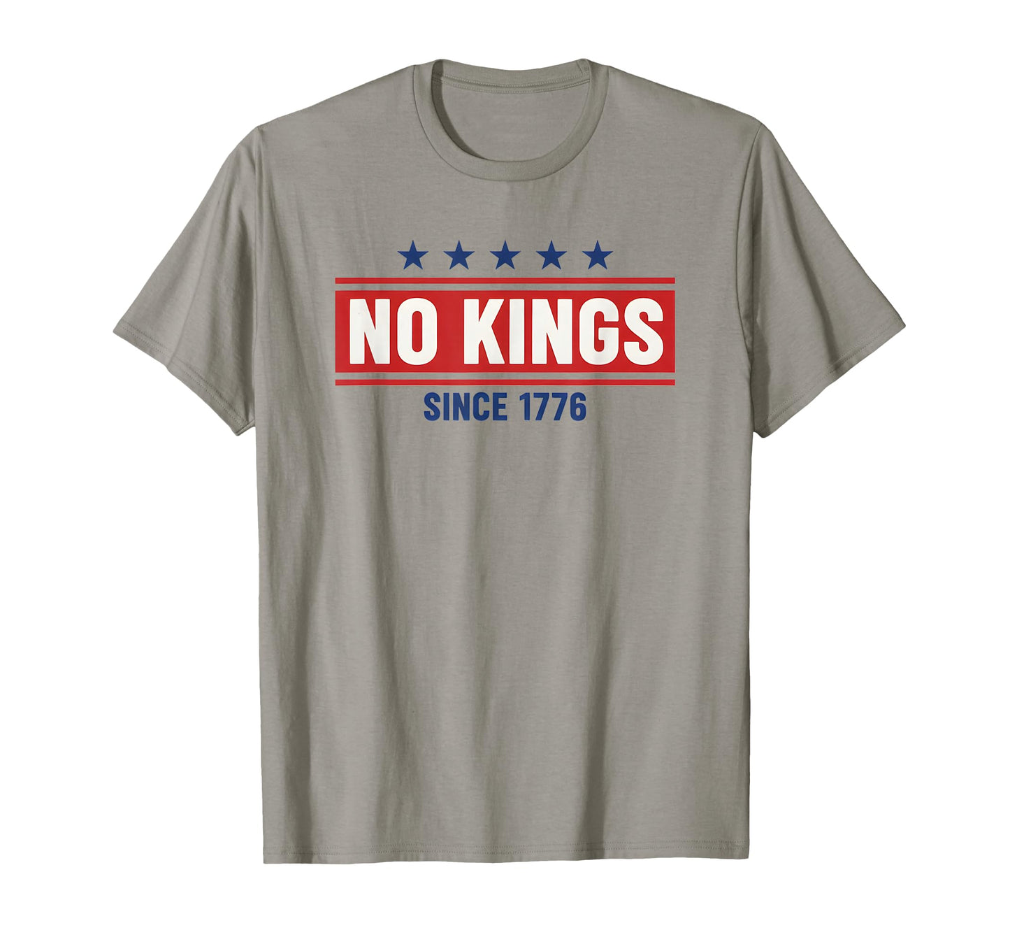 No Kings Since 1776 Democracy Protest No Kings Patriotic T-Shirt