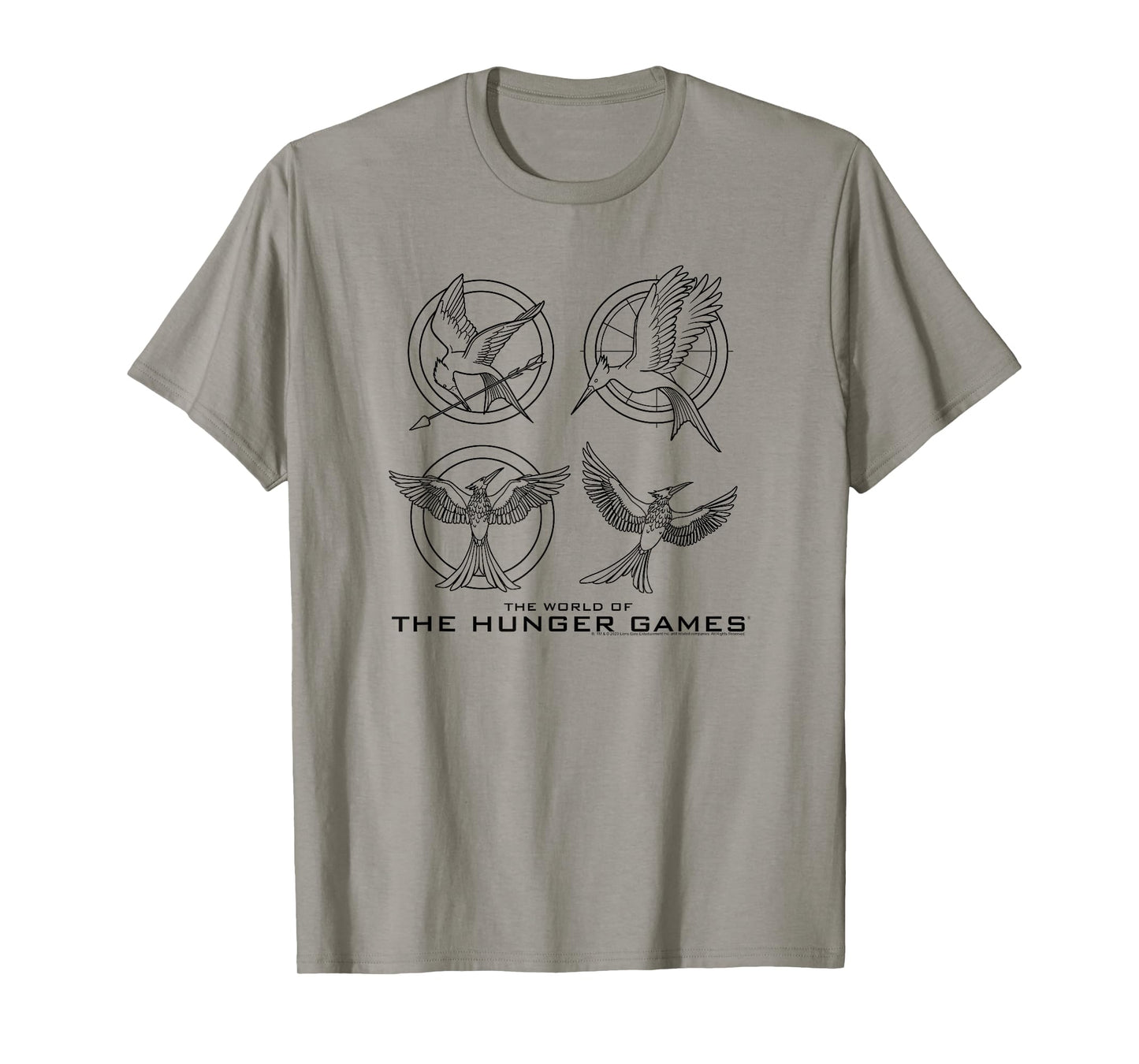 The Hunger Games Mockingjay Icons Movie T-Shirt