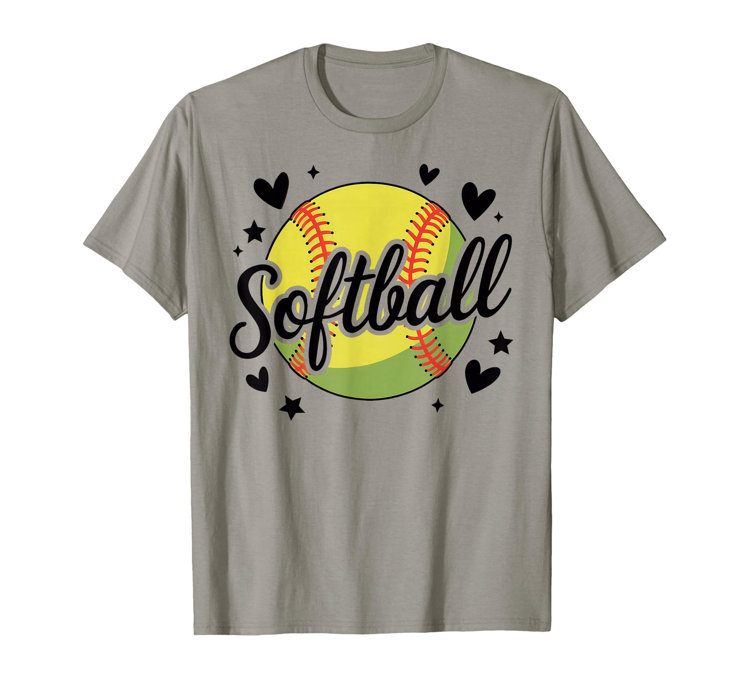 Girls Softball Cute Youth Fastpitch Player T-Shirt