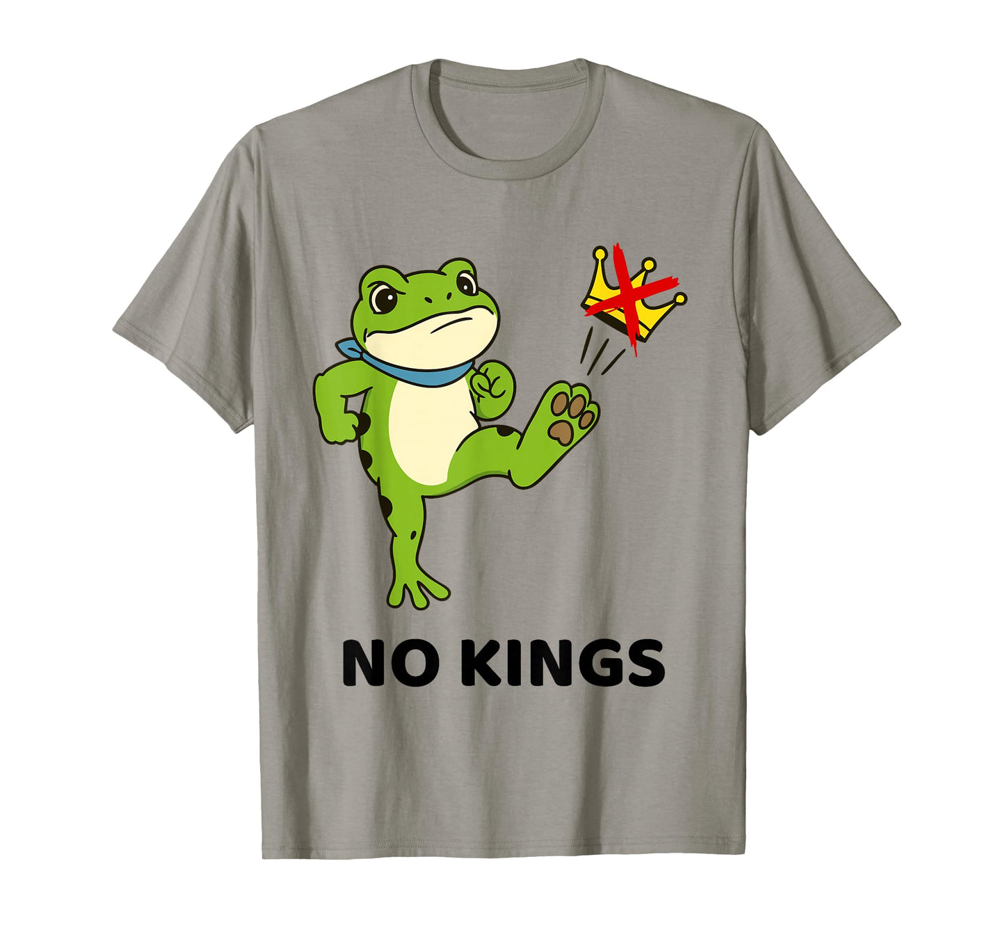 No Kings Men Women Portland Funny Frog Protest T-Shirt