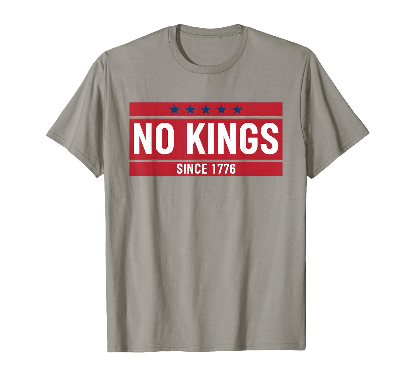 No Kings Since 1776 Democracy Protest No Kings Patriotic T-Shirt