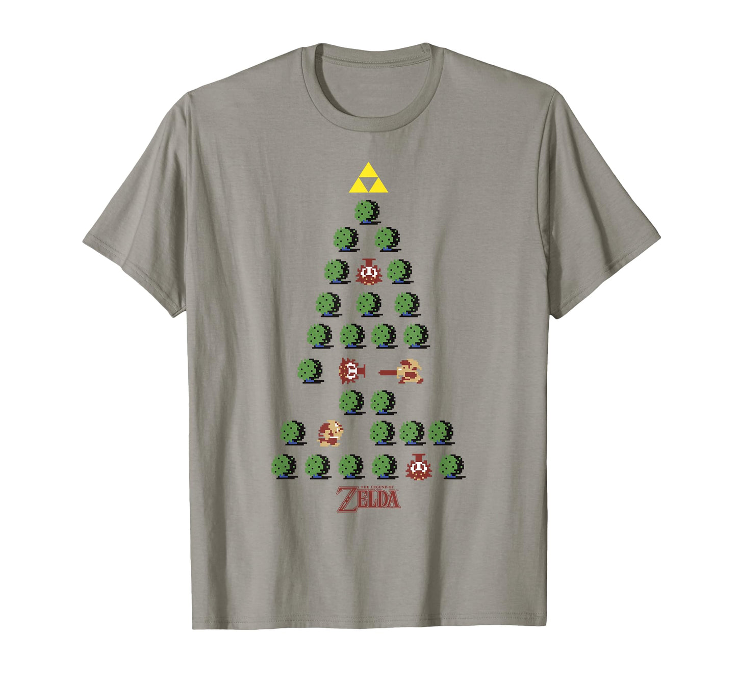 The Legend of Zelda 8-Bit Christmas Tree T-Shirt