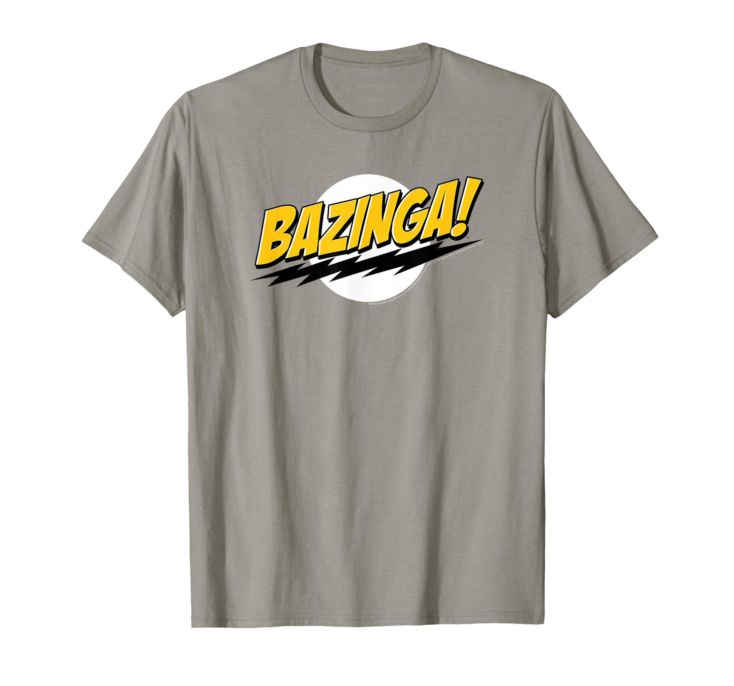 The Big Bang Theory Bazinga! Classic Logo Funny TV Show T-Shirt