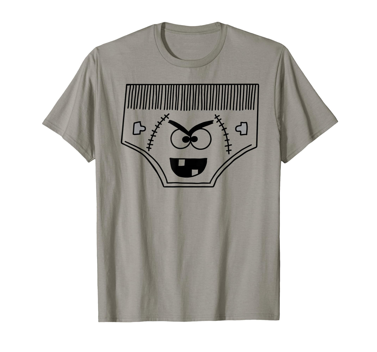 Funny Creepy Pair of Underwear Face Costume T-Shirt